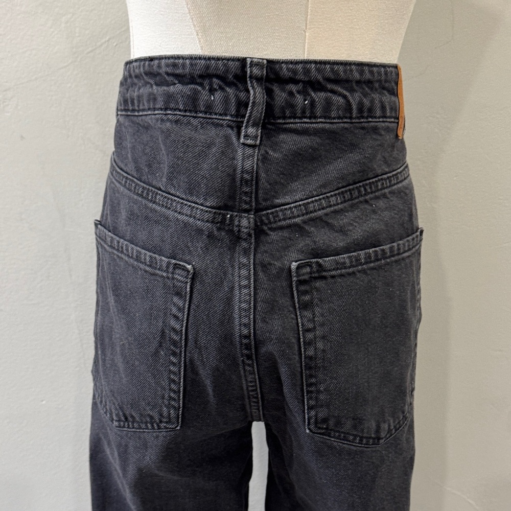 ZARA Raw Hem Wide-Leg Jeans – Size 8 (EUR 40) – Inseam 27” - Picture 5 of 9
